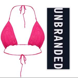 UNBRANDED Hot Pink Bikini Top